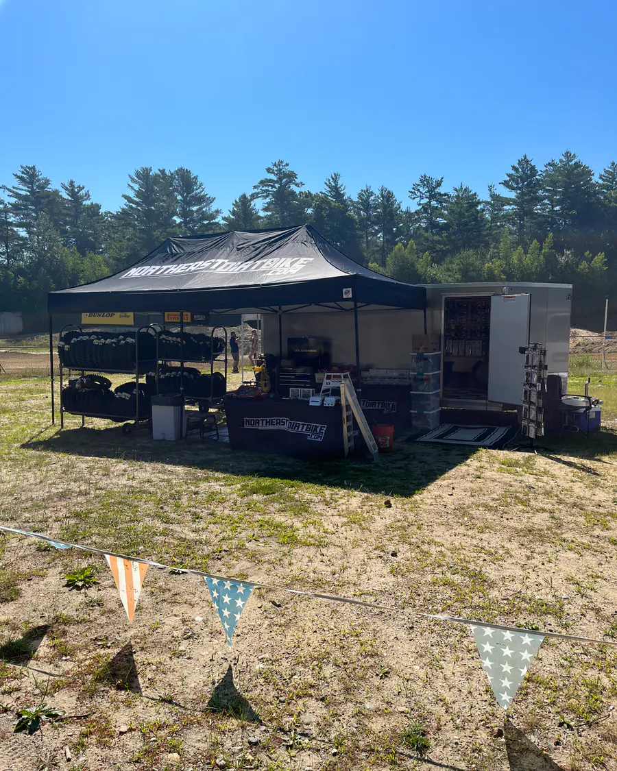 Northeast Dirtbike race support tent